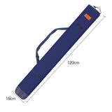Maxbell Fishing Umbrella Bag Folding Fishing Tackle Bag Wear Resistant for Travel 120cm Blue