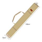 Maxbell Fishing Umbrella Bag Folding Fishing Tackle Bag Wear Resistant for Travel 130cm Beige