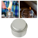 Maxbell Compact Alcohol Burner Camping Stove Anti Scalding Furnace for Outdoor Argent