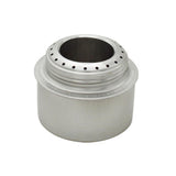 Maxbell Compact Alcohol Burner Camping Stove Anti Scalding Furnace for Outdoor Argent