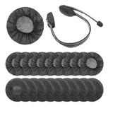 Maxbell Disposable Headphone Covers Earcup Covers Stretch for Net Bars Black