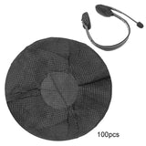 Maxbell Disposable Headphone Covers Earcup Covers Stretch for Net Bars Black