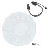 Maxbell Disposable Headphone Covers Earcup Covers Stretch for Net Bars White