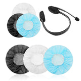 Maxbell Disposable Headphone Covers Earcup Covers Stretch for Net Bars Blue