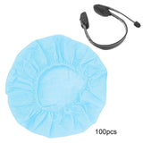 Maxbell Disposable Headphone Covers Earcup Covers Stretch for Net Bars Blue
