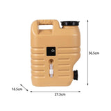 Maxbell Water Storage Bucket 12L with Handle Jugs PP for Dish Washing Survival