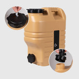 Maxbell Water Storage Bucket 12L with Handle Jugs PP for Dish Washing Survival