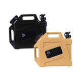 Maxbell Water Storage Tank 3.17Gallon Bucket Cleaning Brush for Survival BBQ Tourism Black
