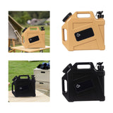 Maxbell Water Storage Tank 3.17Gallon Bucket Cleaning Brush for Survival BBQ Tourism Black