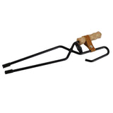 Maxbell Fireplace Tongs Fire Place Picnic Heat Insulation Outdoor Fire Tongs clip
