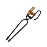 Maxbell Fireplace Tongs Fire Place Picnic Heat Insulation Outdoor Fire Tongs clip