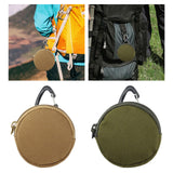 Maxbell Earphone Carrying Case Protective Cable Organizer Bag Headphone Case Travel Khaki