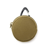 Maxbell Earphone Carrying Case Protective Cable Organizer Bag Headphone Case Travel Khaki