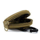 Maxbell Earphone Carrying Case Protective Cable Organizer Bag Headphone Case Travel Khaki