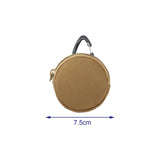Maxbell Earphone Carrying Case Protective Cable Organizer Bag Headphone Case Travel Khaki