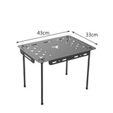 Maxbell Portable Camping Foldable Table Heavy Duty Rack for BBQ Outdoor Hiking