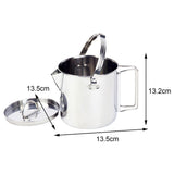 Maxbell 1.2L Camping Kettle Cooker Equipment Lightweight for Backpacking Trip Coffee
