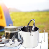 Maxbell 1.2L Camping Kettle Cooker Equipment Lightweight for Backpacking Trip Coffee