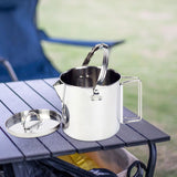 Maxbell 1.2L Camping Kettle Cooker Equipment Lightweight for Backpacking Trip Coffee