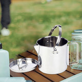 Maxbell 1.2L Camping Kettle Cooker Equipment Lightweight for Backpacking Trip Coffee