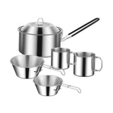 Maxbell Cooking Pot Camping Equipment Accessories Stackable Portable for Picnic 6pcs