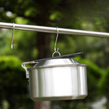 Maxbell Cooking Pot Camping Equipment Accessories Stackable Portable for Picnic 12pcs