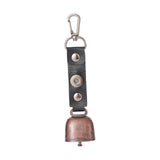 Maxbell Vintage Style Outdoor Camping bell Pendant Metal for Livestock Cow Black