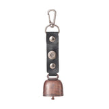 Maxbell Vintage Style Outdoor Camping bell Pendant Metal for Livestock Cow Black