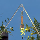 Maxbell Vintage Style Outdoor Camping bell Pendant Metal for Livestock Cow Brown