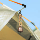 Maxbell Vintage Style Outdoor Camping bell Pendant Metal for Livestock Cow Brown