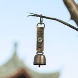 Maxbell Vintage Style Outdoor Camping bell Pendant Metal for Livestock Cow Brown