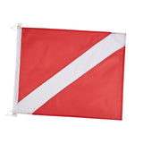 Maxbell Dive Flag 20" x 24 for Snorkeling Use with Float, Buoy, Boat, Flagpole