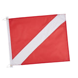 Maxbell Dive Flag 20" x 24 for Snorkeling Use with Float, Buoy, Boat, Flagpole