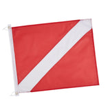 Maxbell Dive Flag 20" x 24 for Snorkeling Use with Float, Buoy, Boat, Flagpole