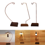 Maxbell Camping Table Lamp Pole Lantern Stand Light Holder for Outdoor Backpacking Semicircle