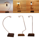 Maxbell Camping Table Lamp Pole Lantern Stand Light Holder for Outdoor Backpacking Semicircle