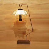 Maxbell Camping Table Lamp Pole Lantern Stand Light Holder for Outdoor Backpacking Bow Shape
