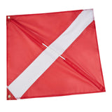 Maxbell Diver Down Flag with Removable Pole Portable Dive Marker for Free Diving