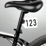 Maxbell Racing Number Plate Cards Bracket Portable for Cycling Events Bicycle Race
