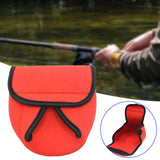 Maxbell Fishing Reel Bag Fishing Reel Protective Case Shockproof Tote Tackle Bag red