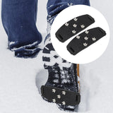 Maxbell Ice Snow Grippers Crampons Cleats for Outdoor Activities Snow Walking Hiking