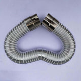 Maxbell Flue Extension Tube Chimney Fire Place Stove Pipe for Hot Tents Wood Stove 6cmx2m