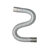 Maxbell Flue Extension Tube Chimney Fire Place Stove Pipe for Hot Tents Wood Stove 6cmx2m