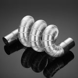 Maxbell Flue Extension Tube Chimney Fire Place Stove Pipe for Hot Tents Wood Stove 6cmx2m