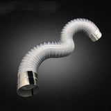 Maxbell Flue Extension Tube Chimney Fire Place Stove Pipe for Hot Tents Wood Stove 6cmx2m