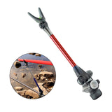 Maxbell Adjustable Rod Holders for Bank Fishing Tackle Tool Bracket Fish Pole Holder Red