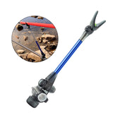 Maxbell Adjustable Rod Holders for Bank Fishing Tackle Tool Bracket Fish Pole Holder Blue