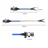 Maxbell Adjustable Rod Holders for Bank Fishing Tackle Tool Bracket Fish Pole Holder Blue