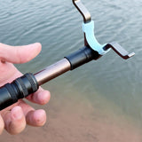 Maxbell Fishing Rod Rest Fishing Rod Rack Stand Fishing Accessory for Equipment Gray