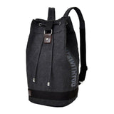 Maxbell Men's Canvas Backpack Rucksack Laptop Backpack for Mountaineering Hiking Black S